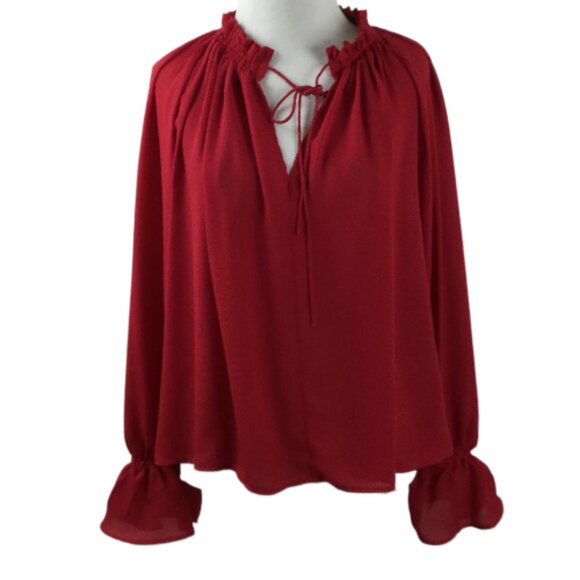 Madewell Red Blouse s - Picture 10 of 10